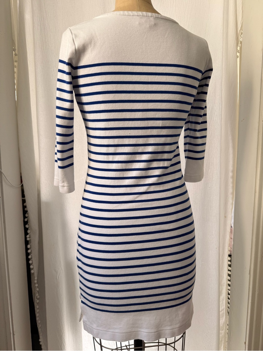 Armor Lux, Tudy Cotton Knit Breton Stripe Dress sz 0 - Picture 9 of 10